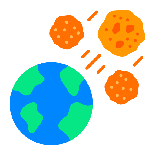 Метеоритный душ Generic color fill иконка