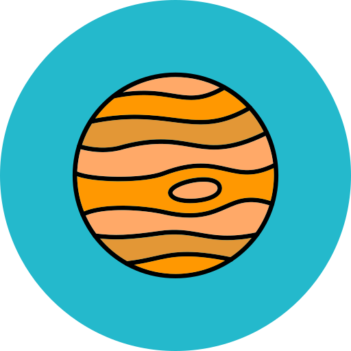 木星 Generic color lineal-color icon