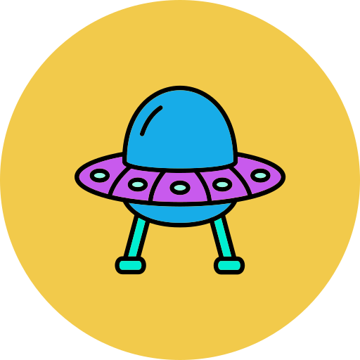 UFO Generic color lineal-color icon