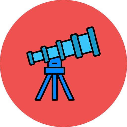 Telescope Generic color lineal-color icon