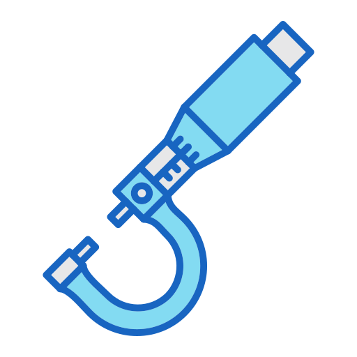 mikrometer Generic color lineal-color icon