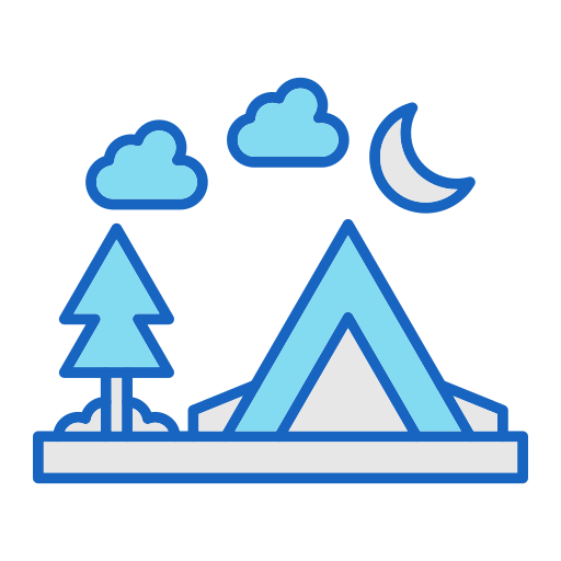 キャンプ Generic color lineal-color icon