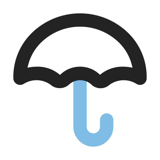 parasol Generic color outline ikona