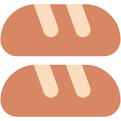 Bread Generic color fill icon