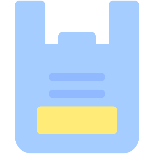 비닐 봉투 Generic color fill icon