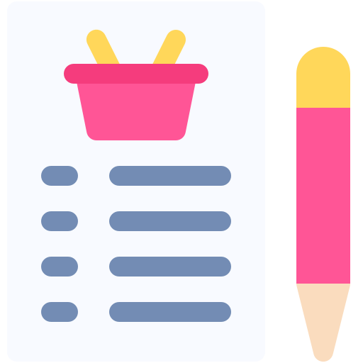 Shopping list Generic color fill icon