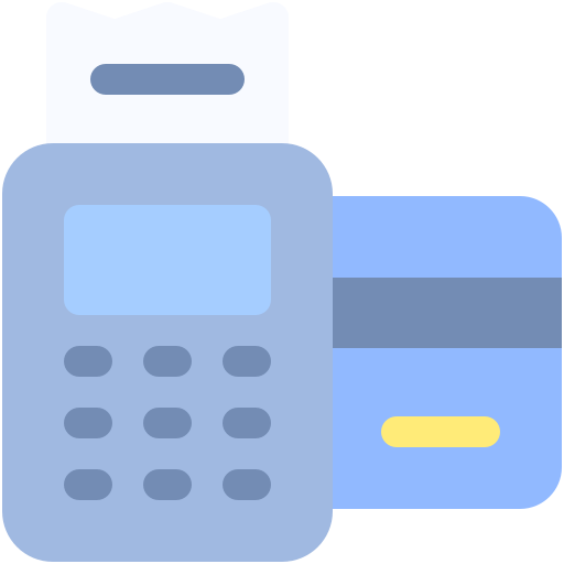 платежный терминал Generic color fill иконка
