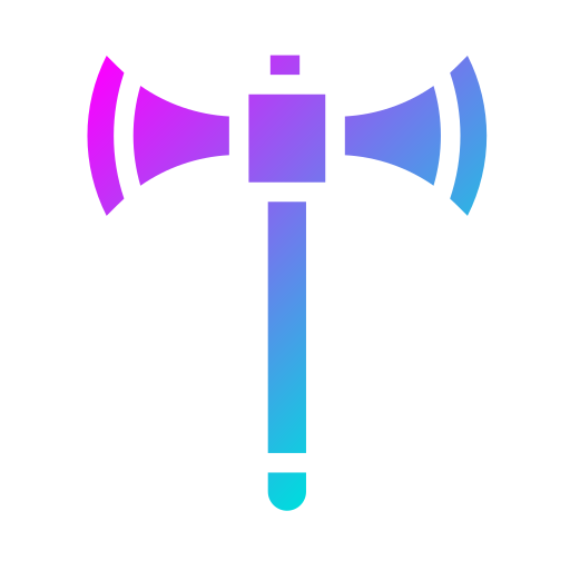 斧 Generic gradient fill icon