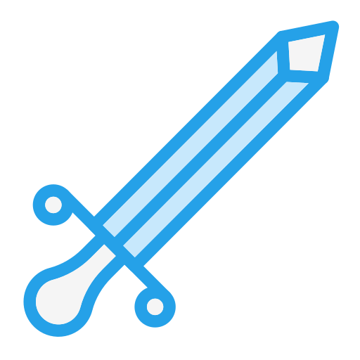espada Generic color lineal-color icono