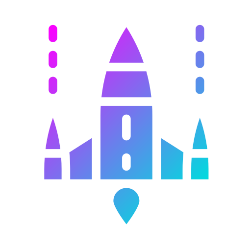 statek kosmiczny Generic gradient fill ikona