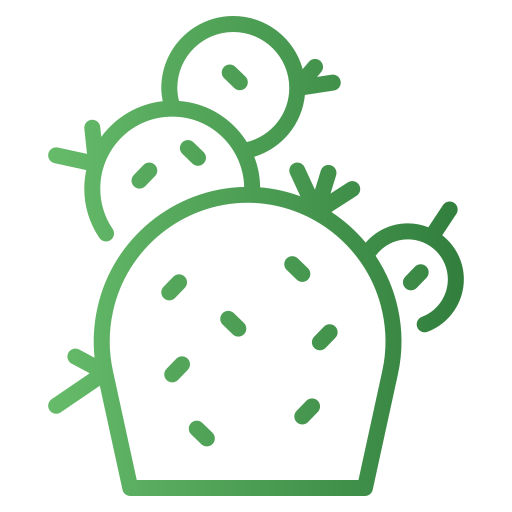 cactus Generic gradient outline icona