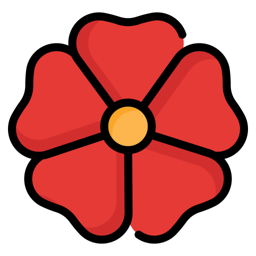 pelargonia Generic color lineal-color ikona