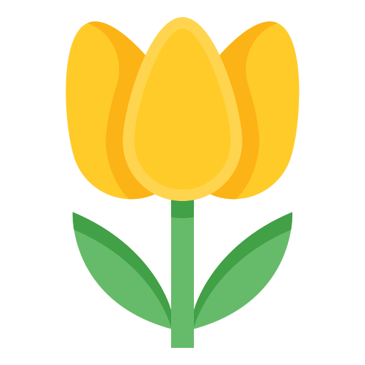 tulipan Generic color fill ikona