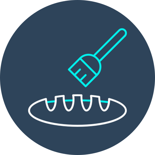 Pastry brush Generic color lineal-color icon