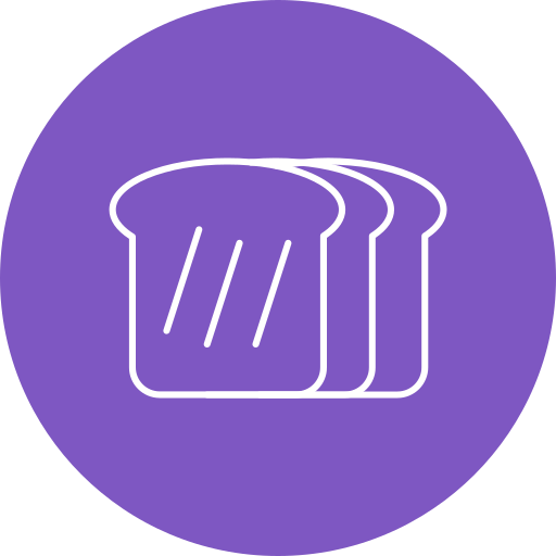 Bread Generic color fill icon