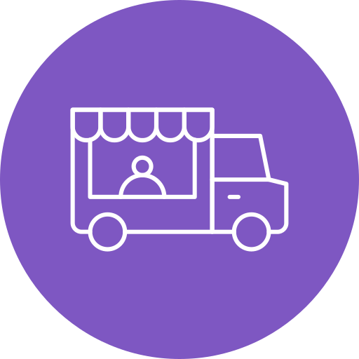Bakery truck Generic color fill icon