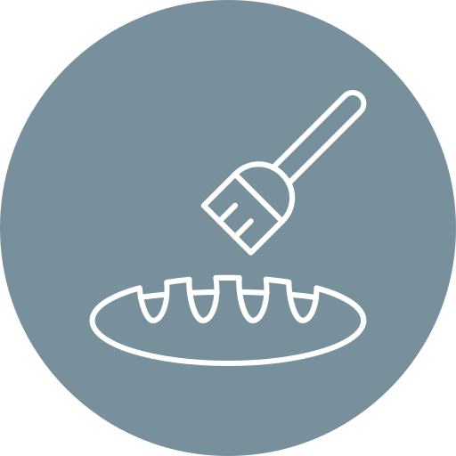 Pastry brush Generic color fill icon