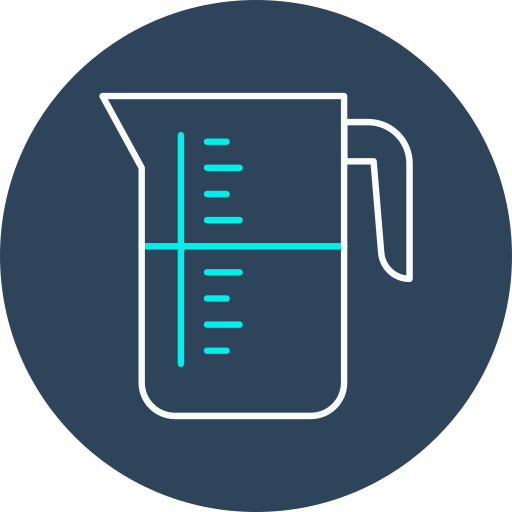 Measuring cup Generic color lineal-color icon