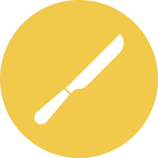 couteau à pain Generic color fill Icône