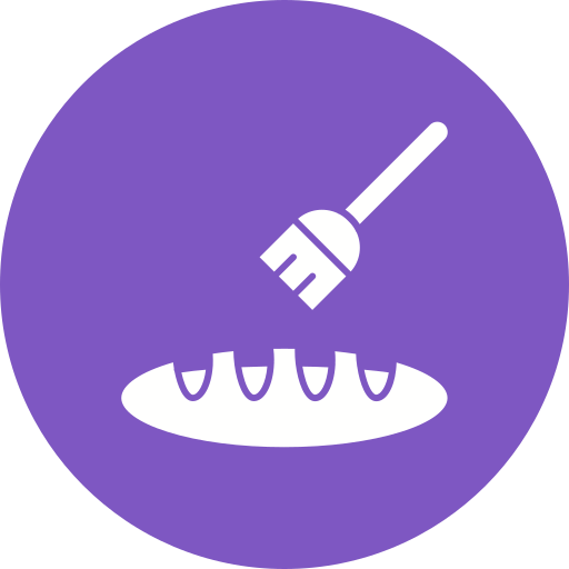 Pastry brush Generic color fill icon