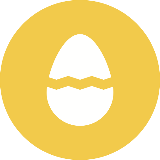 Треснувшее яйцо Generic color fill иконка