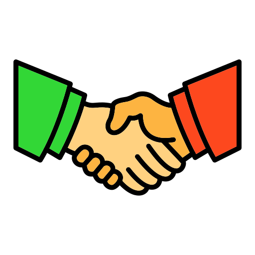 Handshake Generic color lineal-color icon