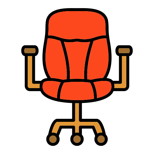 cadeira de escritório Generic color lineal-color Ícone