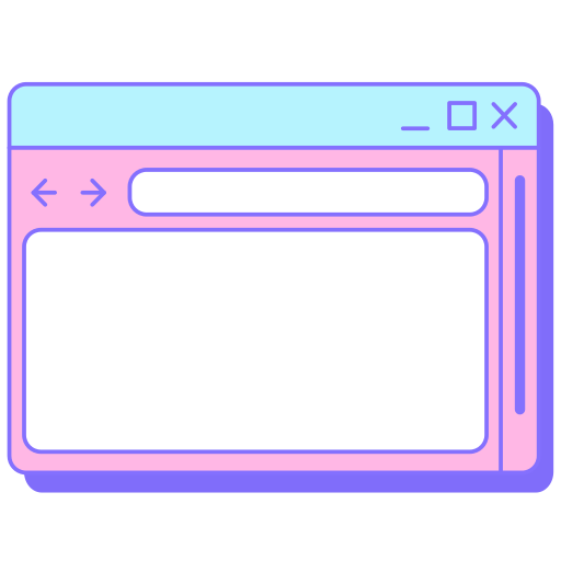 Окно компьютера Generic color lineal-color иконка