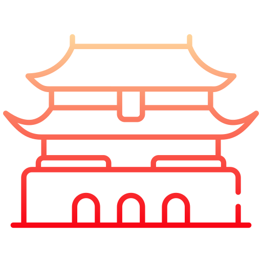 Beijing Generic gradient outline icono