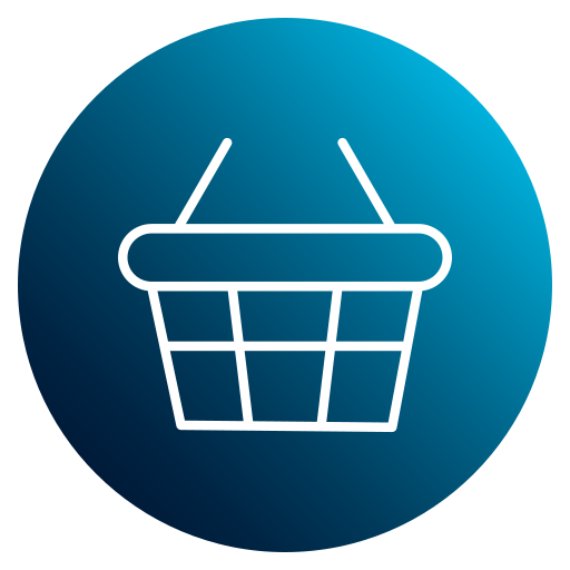 Shopping basket Generic gradient fill icon
