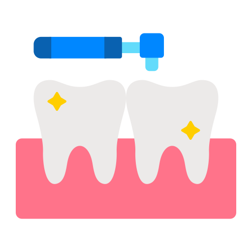 Dental cleaning Generic color fill icon