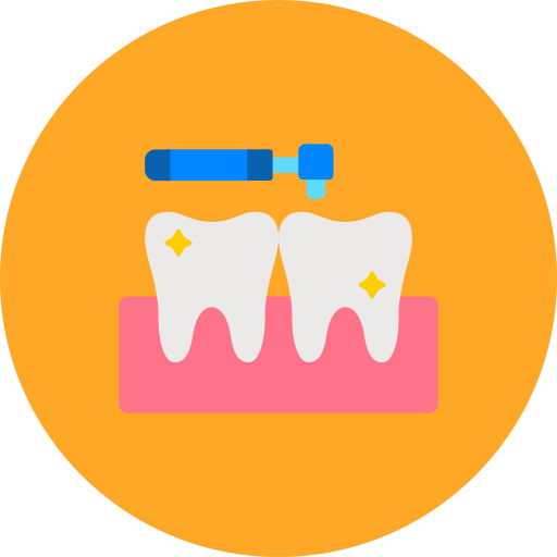 czyszczenie zębów Generic color fill ikona