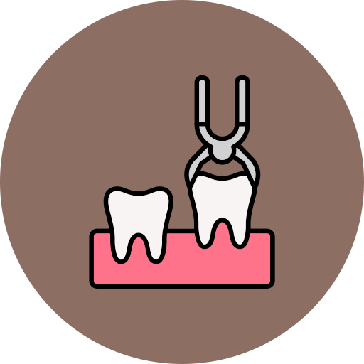 extracción dental Generic color lineal-color icono