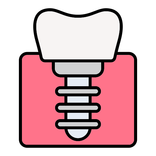 implante dental Generic color lineal-color icono