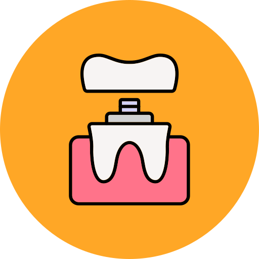corona dental Generic color lineal-color icono