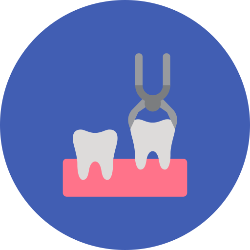 extracción dental Generic color fill icono