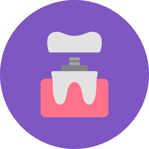 歯冠 Generic color fill icon