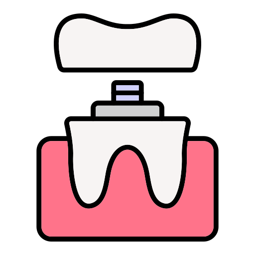 coroa dentária Generic color lineal-color Ícone