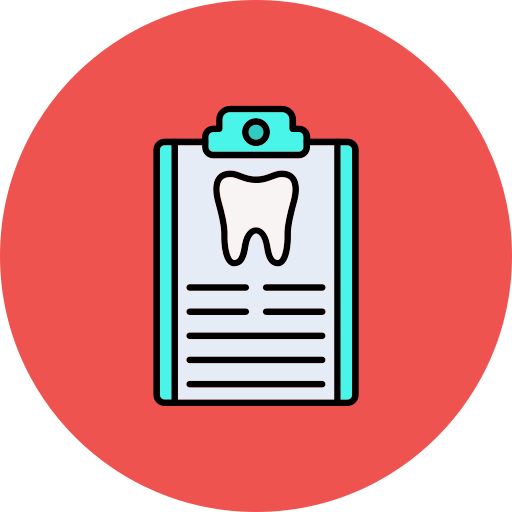 Historial dental Generic color lineal-color icono