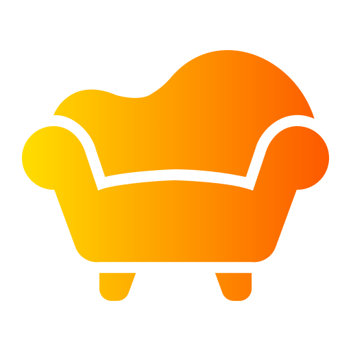 Couch Generic gradient fill icon
