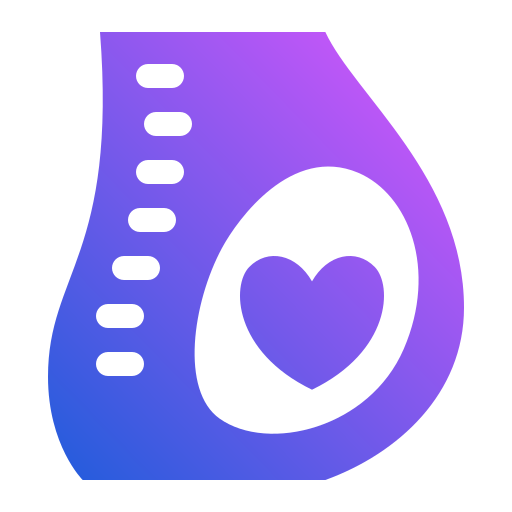 Pregnant Generic gradient fill icon