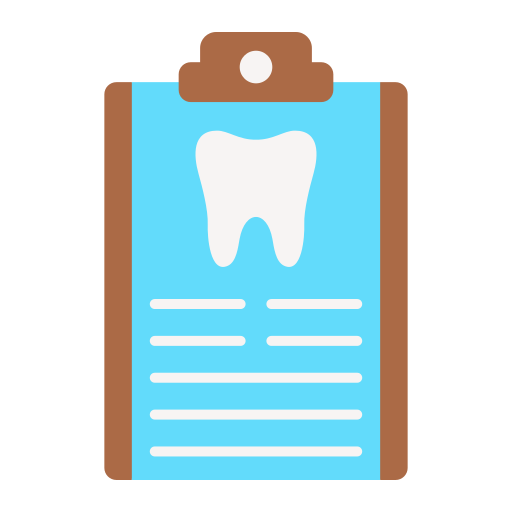 Dental record Generic color fill icon