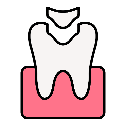 Стоматологическая пломба Generic color lineal-color иконка
