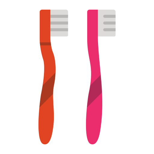 des brosses à dents Generic color fill Icône