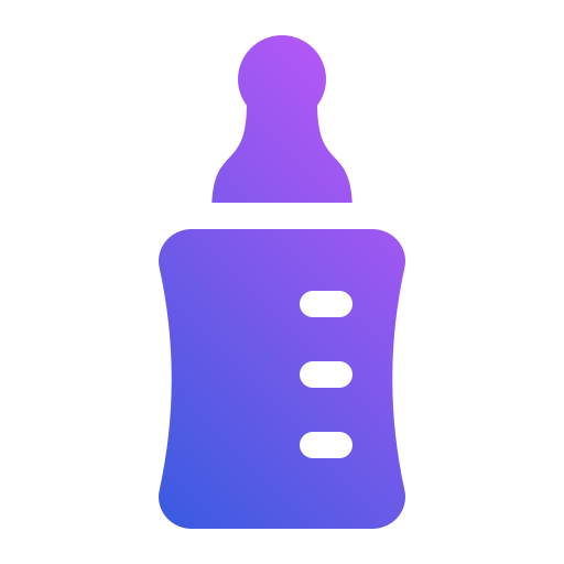 butelka do karmienia Generic gradient fill ikona