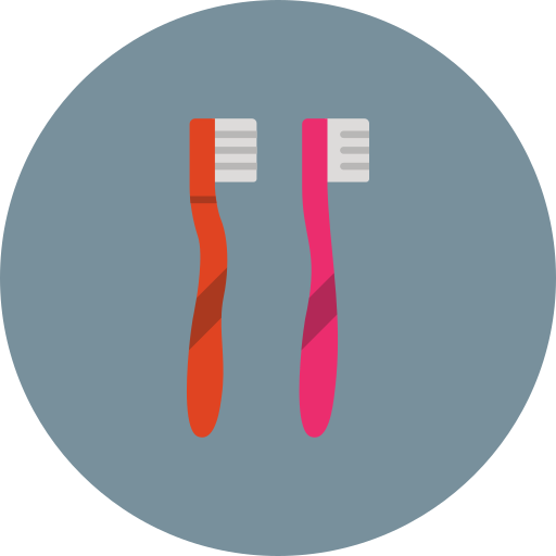 Toothbrushes Generic color fill icon