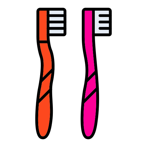 Toothbrushes Generic color lineal-color icon