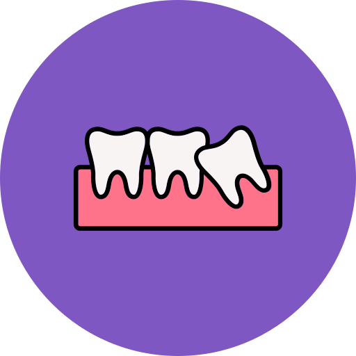 Зуб мудрости Generic color lineal-color иконка