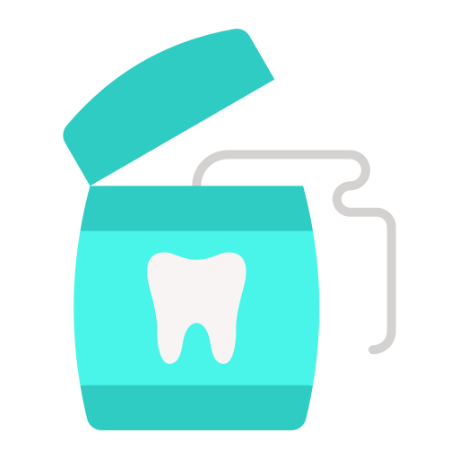 Зубная нить Generic color fill иконка