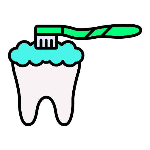 brossage des dents Generic color lineal-color Icône